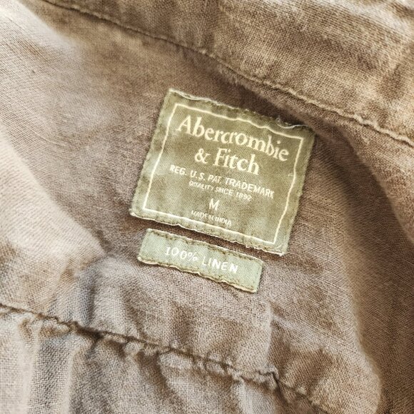 Abercrombie and Fitch Linen Shirt - M - Picture 4 of 9